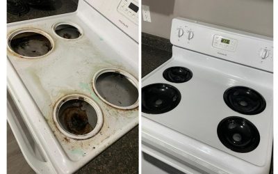 House Exit Kitchen Cleaning – Before and After Photos